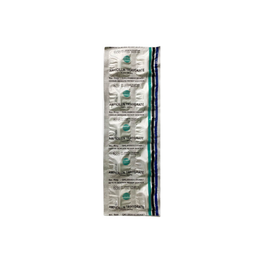 Ampicillin 500 mg 10 Tablet