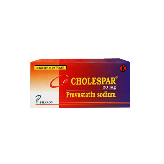 Cholespar 20 mg 10 Tablet