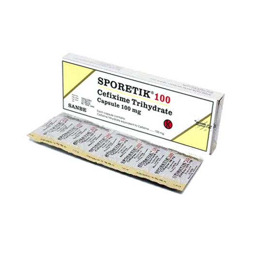 Sporetik 100 mg 10 Kapsul