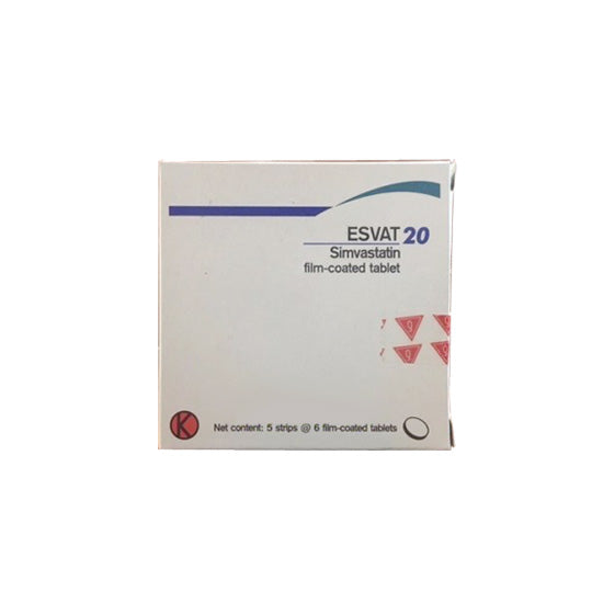 Esvat 20 mg 6 Tablet