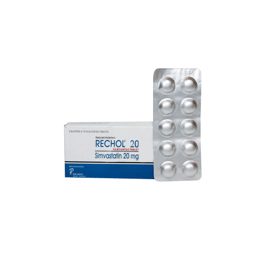 Rechol 20 mg 10 Tablet