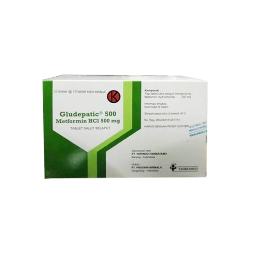 Gludepatic 500 mg 10 Tablet