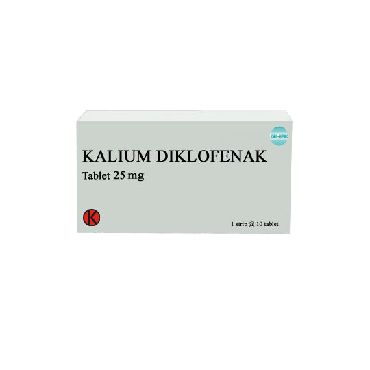 Kalium Diklofenak 25 mg 10 Tablet