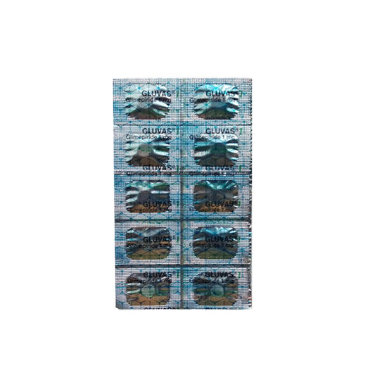Gluvas 1 mg 10 Tablet