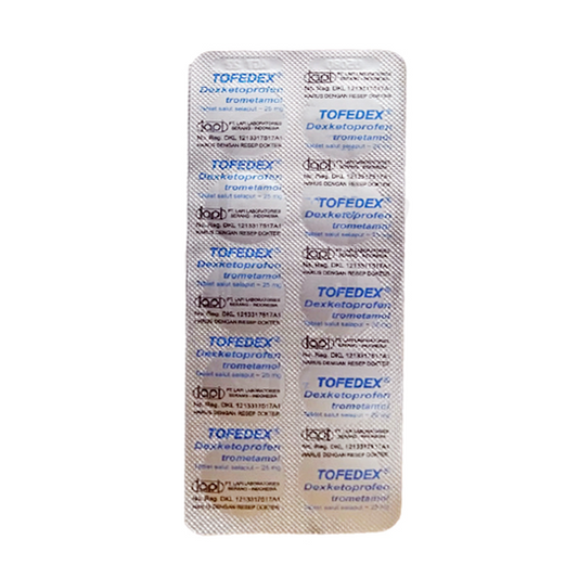 Tofedex 25 mg 10 Tablet