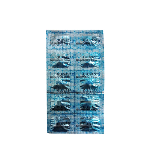 Gluvas 3 mg 10 Tablet